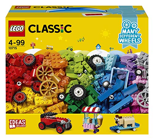LEGO Muchas Ruedas Diferentes, Ladrillos Sobre Ruedas, Juguete de Construcción Educativo y Divertido para Niñas y Niños