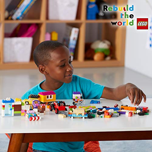 LEGO Muchas Ruedas Diferentes, Ladrillos Sobre Ruedas, Juguete de Construcción Educativo y Divertido para Niñas y Niños