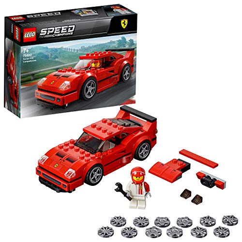 LEGO Speed Champions - Ferrari F40 Competizione, juguete de construcción coche deportivo de carreras (75890)