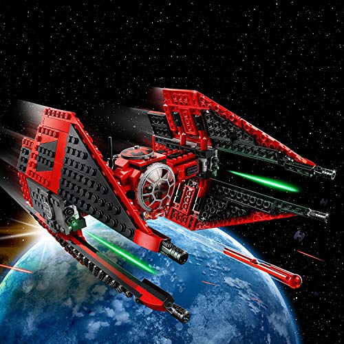 LEGO Star Wars - Caza TIE del Mayor Vonreg, juguete de construcción de Nave Espacial para recrear las Aventuras de La Guerra de las Galaxias , Incluye Minifiguras de Personajes de la Saga (75240)