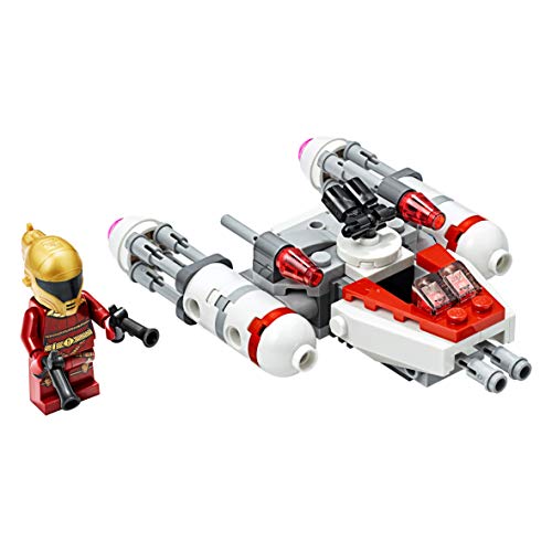 LEGO Star Wars - Microfighter: Ala-Y de la Resistencia, Juguete de la Película Guerra de las Galaxias Episodio 9, con Torreta Giratoria, Incluye Minifigura de Zorii Bliss (75263)