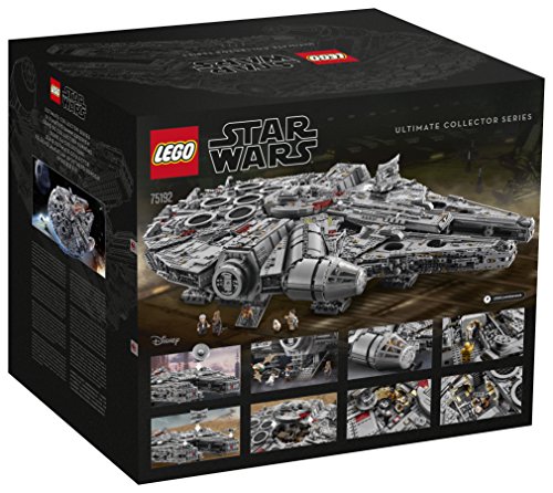 LEGO Star Wars - Millenium Falcon, Maqueta de Construcción del Halcón Milenario de la Guerra de las Galaxias, Edición Serie Coleccionista con Minifiguras de Chewbacca, C3-PO y Han Solo (75192)