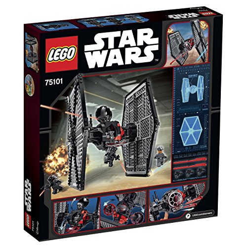 LEGO Star Wars - Pack de 4 minifiguras 2 First Order TIE Fighter Pilots, First Order Officer, First Order Crew (75101) , Modelos/colores Surtidos, 1 Unidad