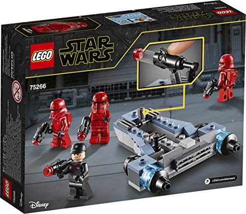 LEGO Star Wars - Pack de Combate: Soldados Sith, Set de Aventuras de La Guerra de las Galaxias, Vehículo de un Soldado de Asalto de Juguete, Incluye 4 Minifiguras (75266)