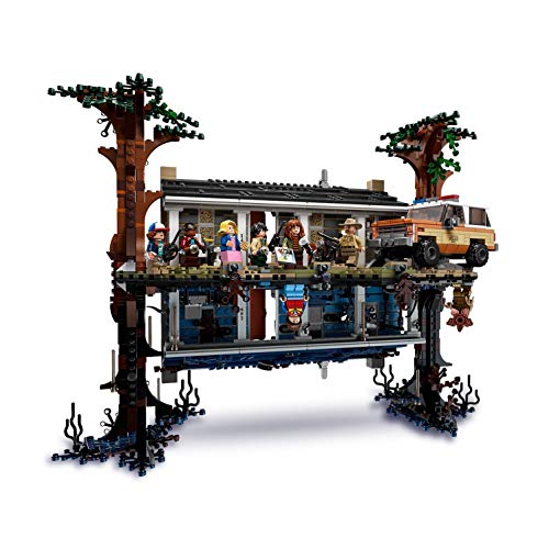 LEGO Stranger Things - Mundo del revés, Set de construcción de la casa de Will, incluye 8 minifiguras de personajes de la serie (75810)