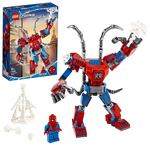LEGO Super Heroes - Armadura Robótica de Spider-Man, Set de Construcción de Figura de Acción de Juguete para Fans de Marvel (76146)