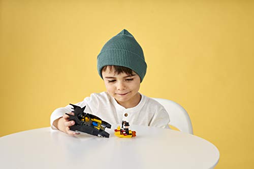 LEGO Super Heroes - ¡Caza del Pingüino en la Batlancha! Juego de Batman de construcción para niños y niñas 4 años o más, set de aventuras de superhéroes, incluye dos lanchas de juguete (76158)