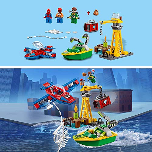 LEGO Super Heroes Spider-Man: Robo de Diamantes de Doc Ock, juguete de construcción, incluye minifiguras (76134)