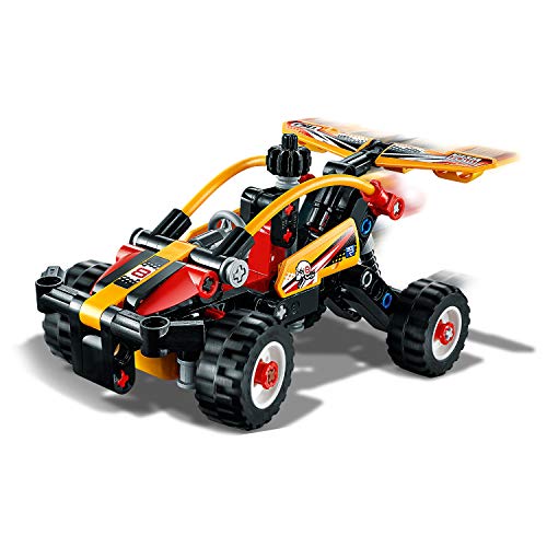 LEGO Technic - Buggy, Set de Construcción 2 en 1 de Coche de Carreras y Todoterreno de Exploración Naranja con Sistema de Suspensión, a Partir de 7 Años (42101)