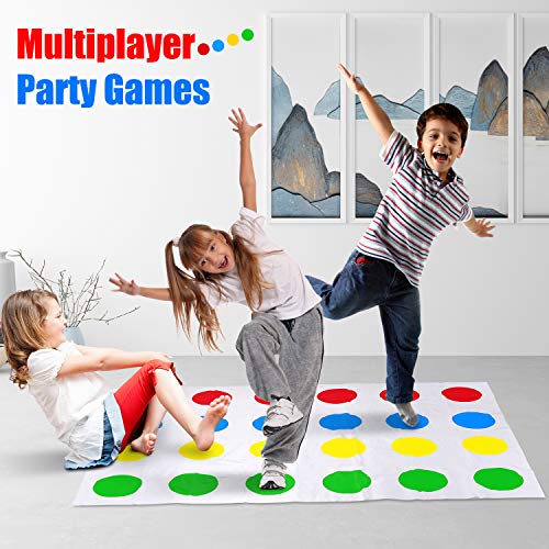 LIULIUKEJIJuegos de Mesa , Twister, Twister Game para ejercitar el Equilibrio y la flexibilidad, Juego de Mesa para armar, Juegos de Mesa Twister Game para familias / niños / Adultos