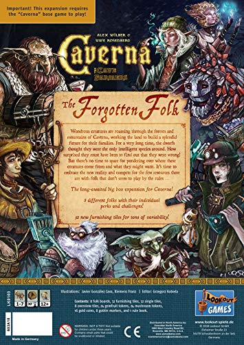 Look Out Games CavernaThe Cave Farmers Expansion: The Forgotten Folk