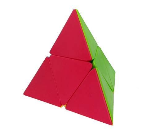 lvl25 Cubo Pyraminx 2x2 stickerless, piraminx Velocidad y Gran Giro. LEVEL25