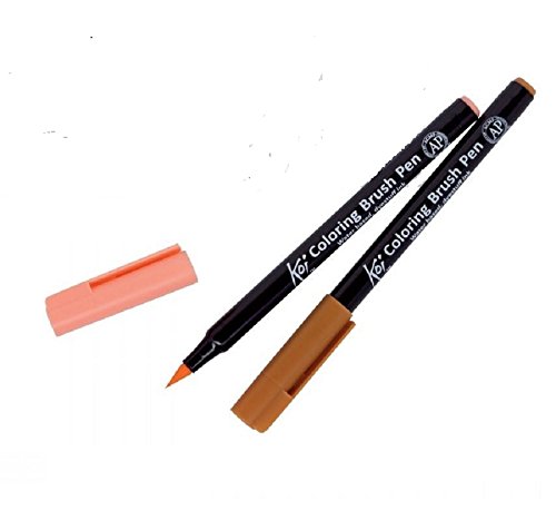 Manga Sakura Koi Coloring Brush Pen Skin Tones 6 Pack