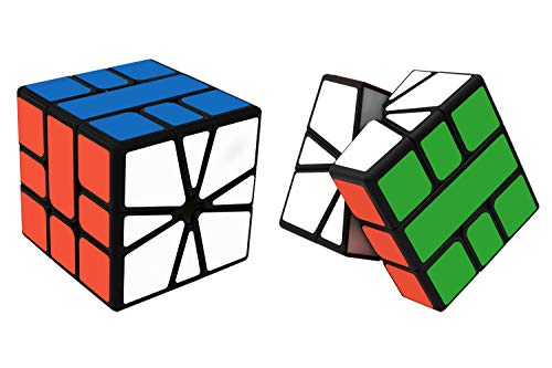 Maomaoyu Square One Cube Square 1 Magico Cubo de la Velocidad Negro