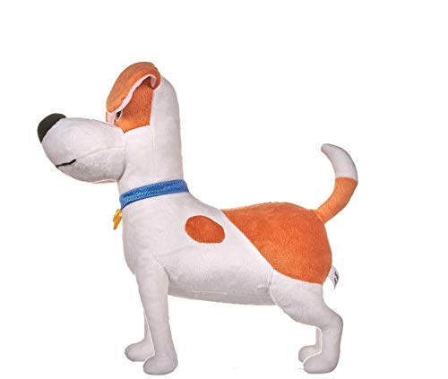 Mascotas (The Secret Life of Pets 2) - Peluche Max, perro blanco con manchas marrones 29 cms. - Calidad Super Soft - PRECIO POR MODELO (De pie)