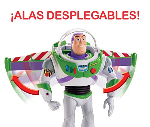 Mattel Disney Toy Story 4-Buzz Lightyear Superguardián Andarín, juguetes niños +3 años, multicolor GGH43