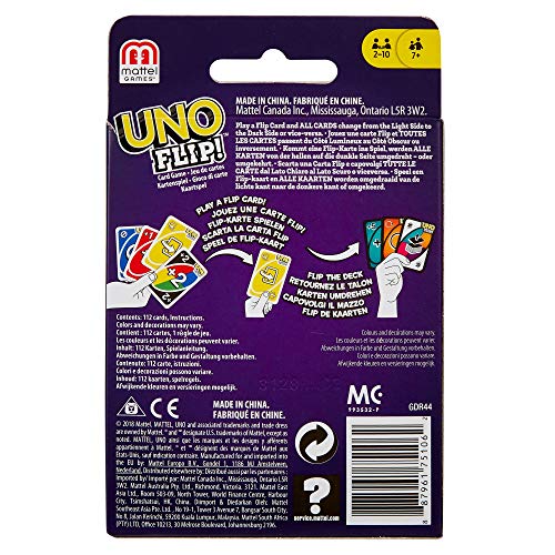 Mattel Games UNO Flip Juegos de cartas (Mattel GDR44)