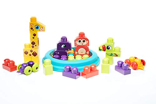 Mega Bloks Bloquefante divertido. Jugete de construcción para bebé + 1 año (Mattel FFG21)