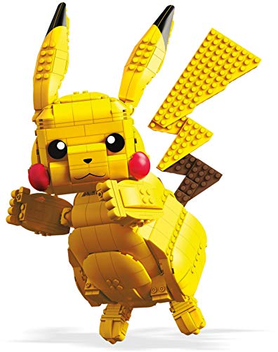 Mega Construx - Pokemon Figura Jumbo Pikachu, Juguetes Niños +8 Años (Mattel FVK81) , color/modelo surtido