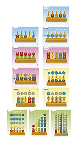 Miniland Ábaco Formas y Colores (45310) , Modelos/colores Surtidos, 1 Unidad