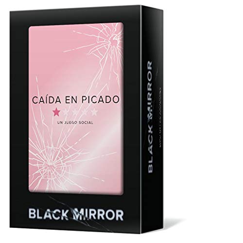Mixlore- Black Mirror Caída En Picado - Juego De Mesa En Español, Color Negro/Rosa, Talla Única (FPCBM01ES)