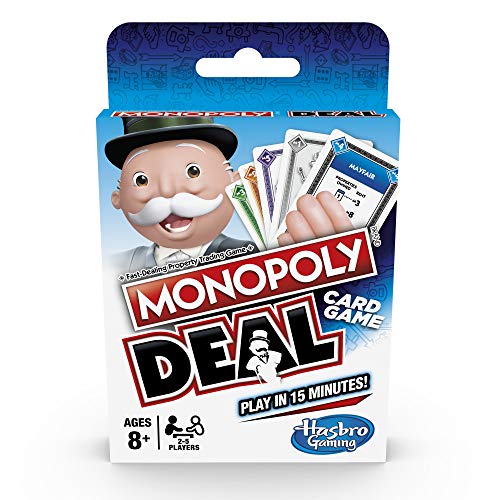 Monopoly- Juego de Cartas, Multicolor (Hasbro E31131020)