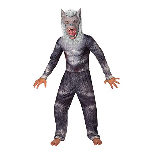Morph Hombre Lobo Legendario Deluxe Disfraz - Grande - (9 - 11 años)