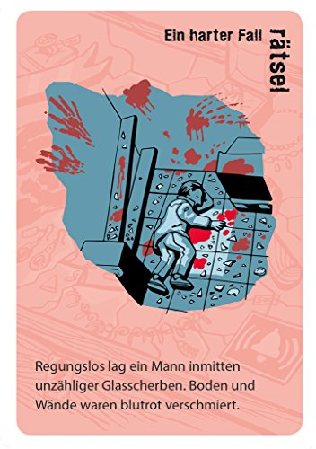 moses Juego de Cartas Black Stories Junior Red Stories en alemán, 50 Casos Criminales complicados para ingeniosos Detectives, desafíos para niños