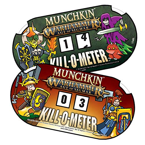 Munchkin Warhammer Age of Sigmar Kill-O-Meter - Medidor de frecuencia cardíaca