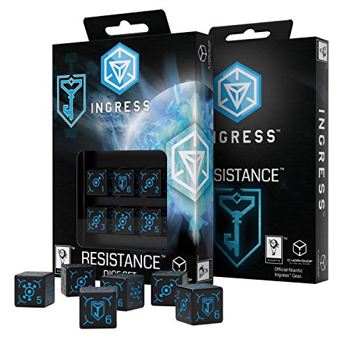 Niantic Labs 6D6 Ingress Dice Set: Resistance