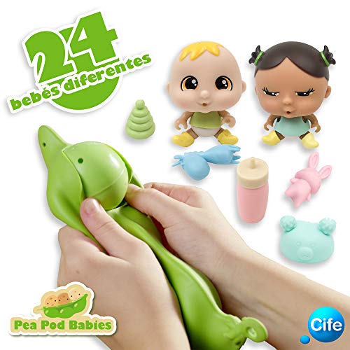 Pea Pod Babies CIFE 41800 - Muñecos bebé con accesorios, Multicolor, Talla única