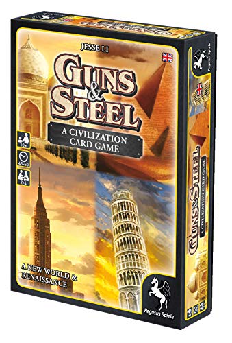 Pegasus Spiele 18286E Guns und Steel, A Story of Civilization - Juego de Mesa (edición en inglés)