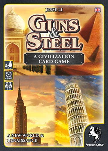 Pegasus Spiele 18286E Guns und Steel, A Story of Civilization - Juego de Mesa (edición en inglés)