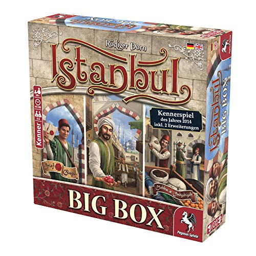 Pegasus Spiele 55119G Istanbul Big Box Kennerspiel Des Jahres 2014 - Juego de Mesa (Contenido en alemán)