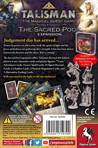Pegasus Spiele 56205E Talisman The Sacred Pool - Juego de Mesa (expansión)