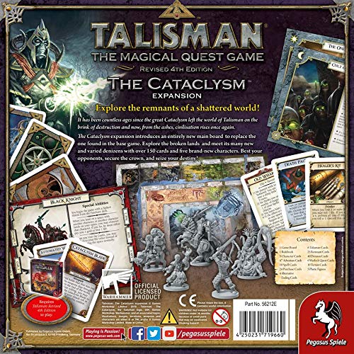 Pegasus Spiele 56212E Talisman The Cataclysm - Juego de Mesa [Importado de Alemania]