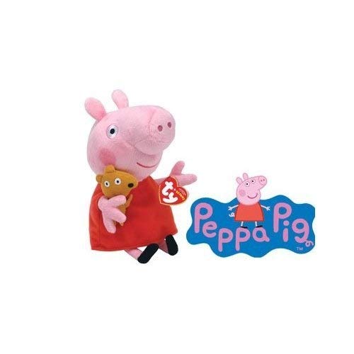 Peppa Pig - Peluche, 25 cm, color rosa (TY 96230TY)