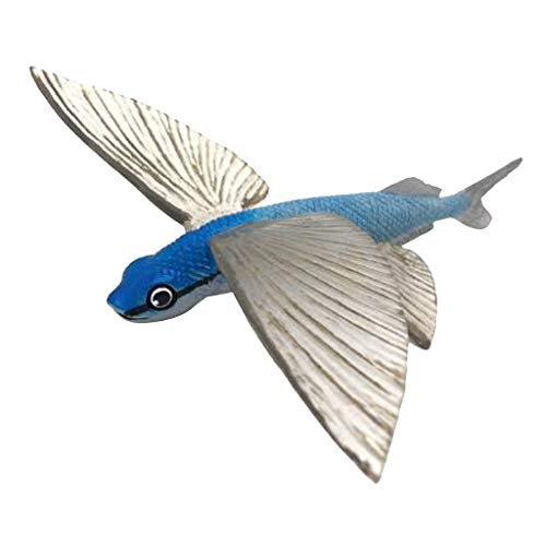 PETSOLA Adorno Figuras Animales Modelo Juguetes de Acción Accesorios de Cortacéspedes Jardínes Exterior - Pez Volador
