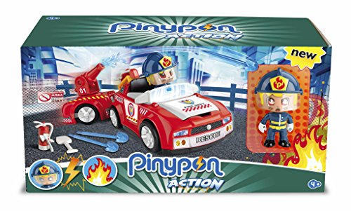 Pinypon Action- Bombero Vehículos de Acción, para niños y niñas a Partir de 4 años, Multicolor (Famosa 700014610) , color/modelo surtido