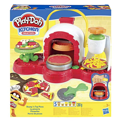 Play-Doh-Cocina de Pizza, multicolor, Talla Única Hasbro E4576EU4 , color/modelo surtido
