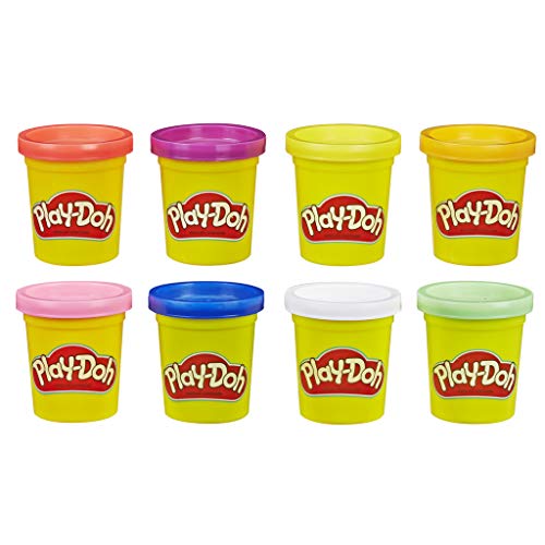 Play-Doh, color surtido, Pack 8 Botes (Hasbro E5044EU4)