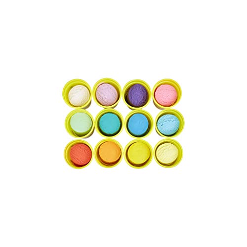 Play-Doh - Pack de 12 Botes Colores Cálidos  (Hasbro E4831F02)