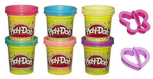 Play-Doh- Plastilina, Colección brillante, Multicolor (A5417)