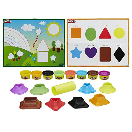 Play-Doh Play-Doh-HAS-B3404-0000 aprende Colores y Formas, Multicolor (Hasbro B3404)
