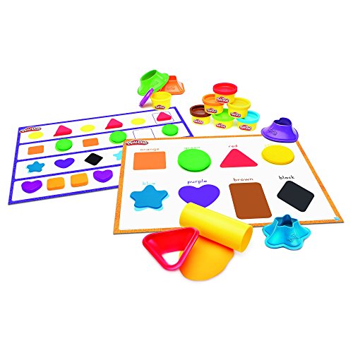 Play-Doh Play-Doh-HAS-B3404-0000 aprende Colores y Formas, Multicolor (Hasbro B3404)