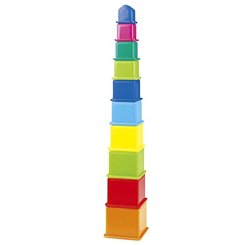 PlayGo - Set cubos apilables y figuras geométricas, 16 piezas (44286)