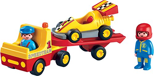 Playmobil 1.2.3 Coche de Carreras con Camión 6761