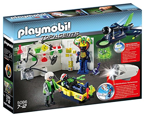 Playmobil 5086 Top Agents - Laboratory with Jet