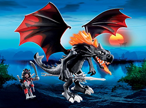 PLAYMOBIL Dragones- Giant Battle Dragon with LED Fire Gigante con Fuego, Multicolor, 39.9 x 30.0 x 12.7 (5482)