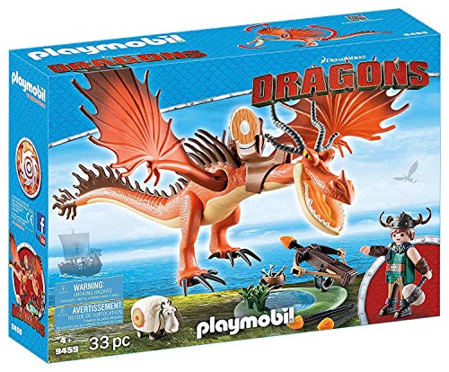 PLAYMOBIL DreamWorks Dragons Garfios y Patán Mocoso, A partir de 4 años (9459)